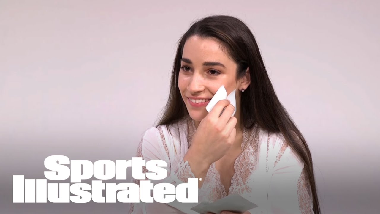 Two-Time Olympic Champion Gymnast Aly Raisman Participates In Office Olympics | Sports Illustrated
