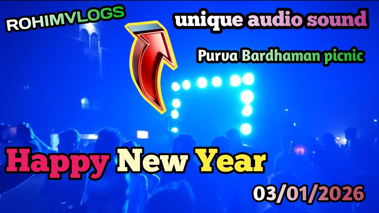 Purba Bardhaman Happy New Year picnic unique audio sound DJ box #video #dj #fun #sound 
