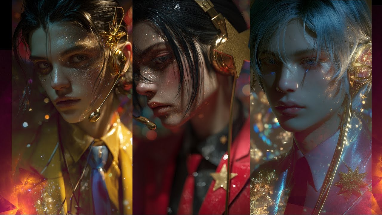 Sailor Starlights transformation irl (AI)