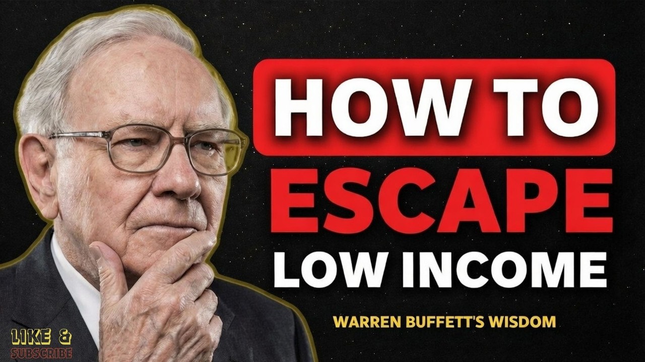 Warren Buffett How to Break Free from Low Income (Escape the Poverty Loop)