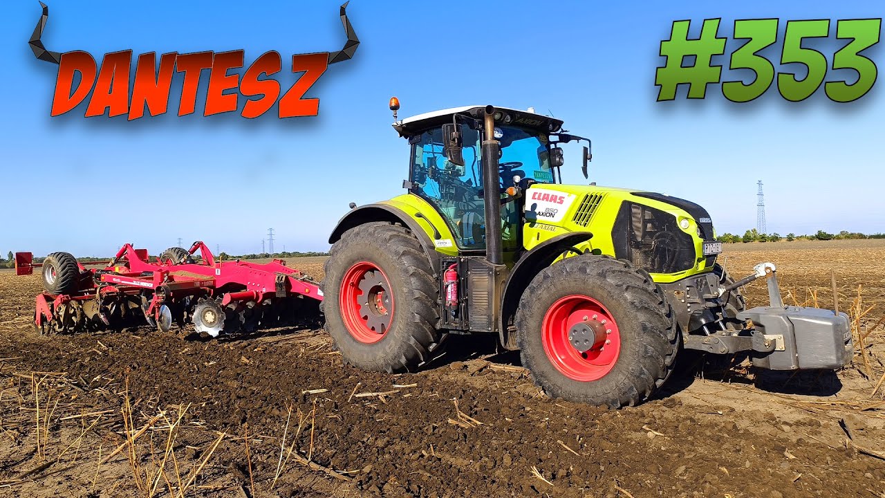Mezőgazdasági live #353 búza mag ágy készítés :) 2023.10.03