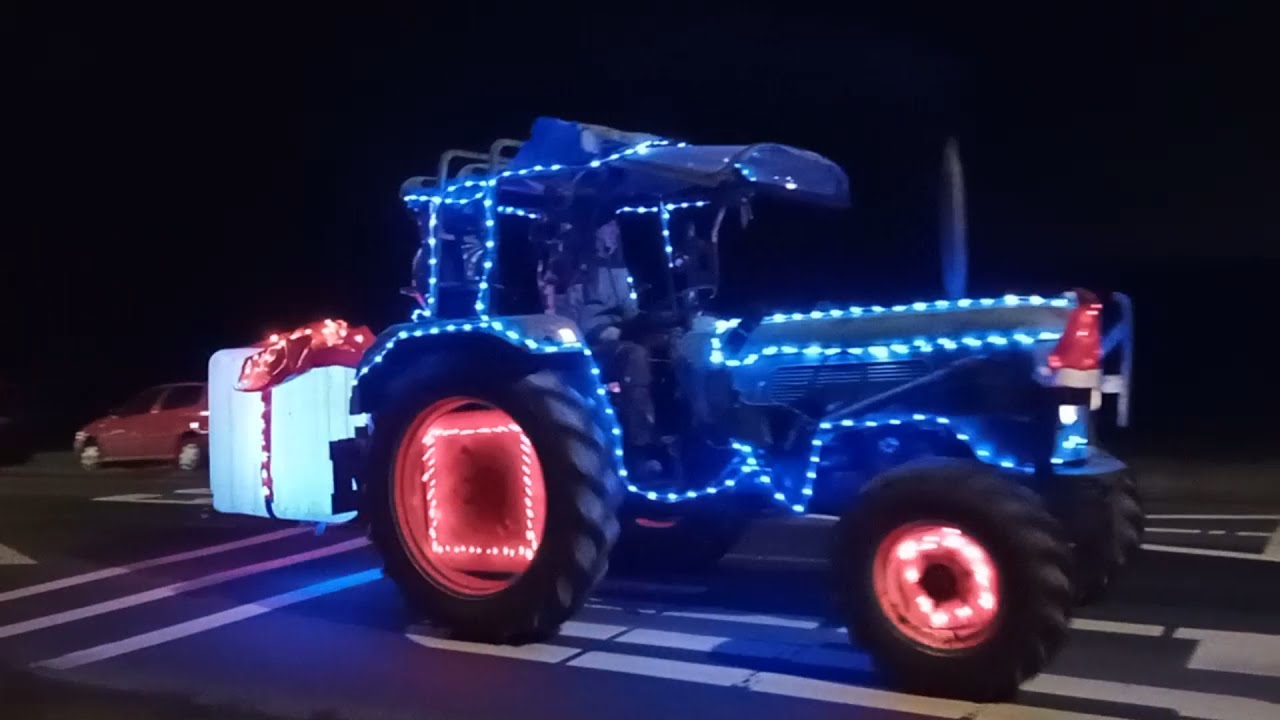 Trecker-Lichterfahrt durch Celle 2023 - Die große Tour mit über 120 Traktoren!