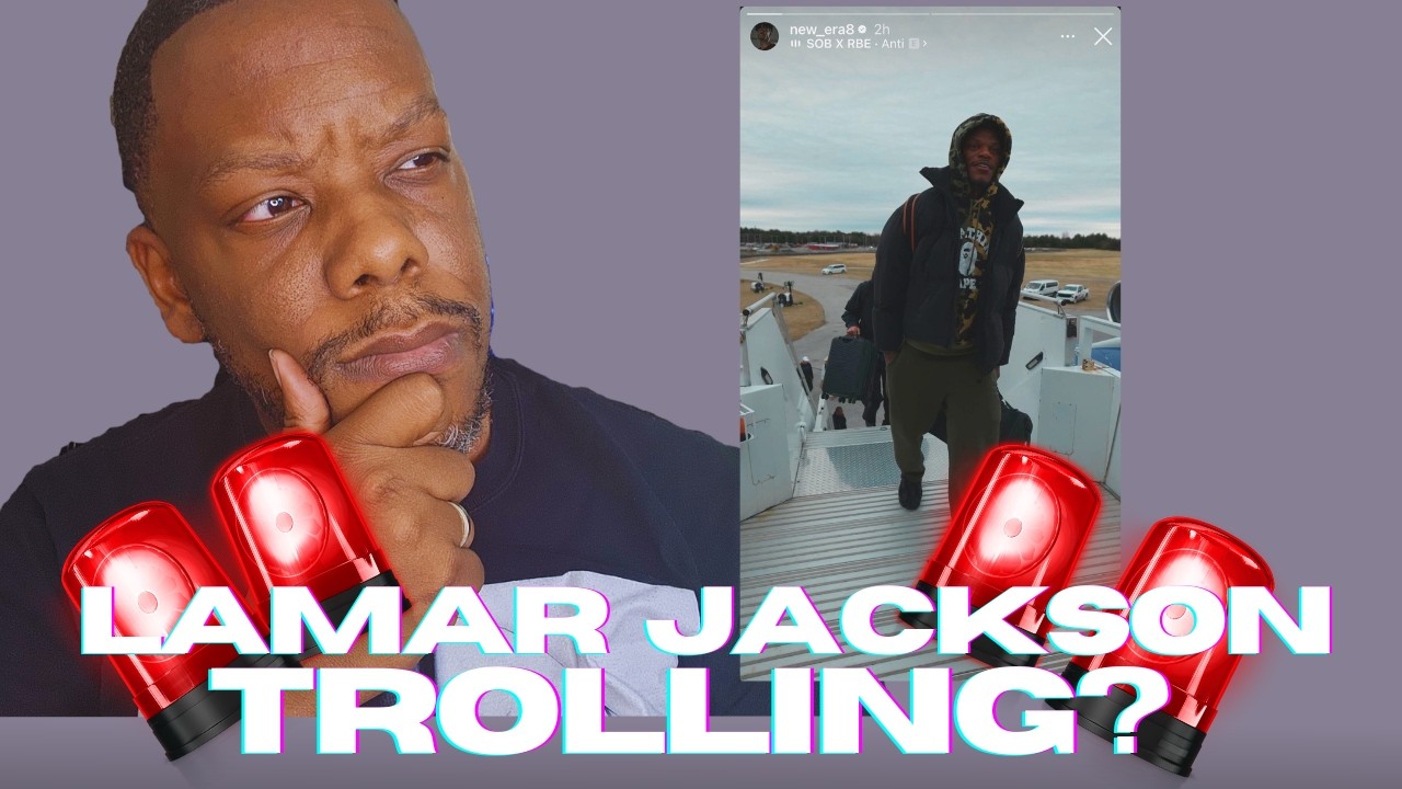 Is Lamar Jackson Trolling or is it Happening !! 😂😮