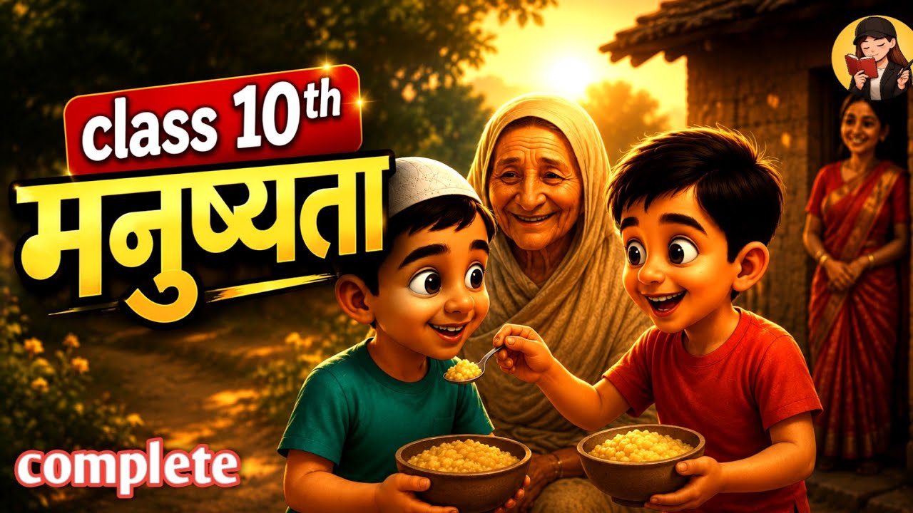 Manushyata Hindi Poem Class 10 Animated Summary Explanation | Class 10 Hindi Sparsh Chapter 3