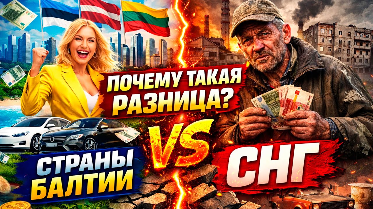 Почему страны Балтии живут лучше? Сравнение со всеми постсоветскими странами