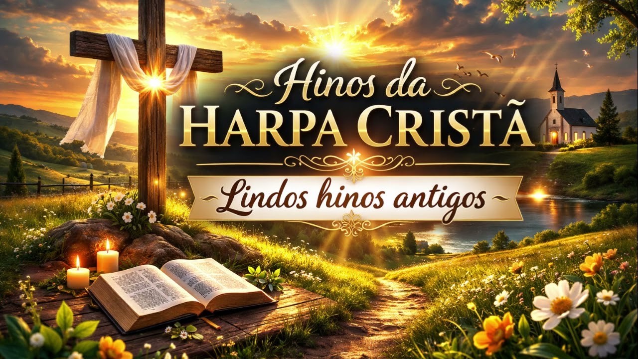 5 HINOS DA HARPA CRISTÃ | Hinos Antigos que Fortalecem a Fé