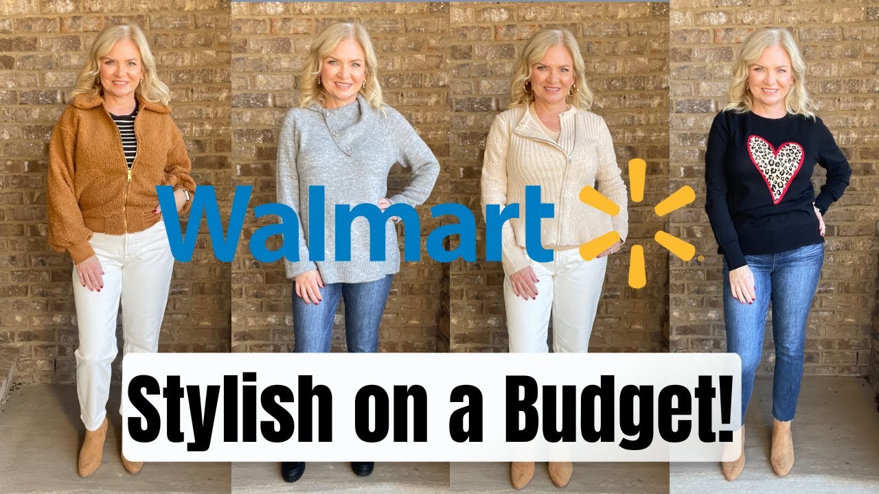 AFFORDABLE CASUAL OUTFITS for WOMEN OVER 50 / Walmart Try On Haul #over40 #over50 #walmart #tryon