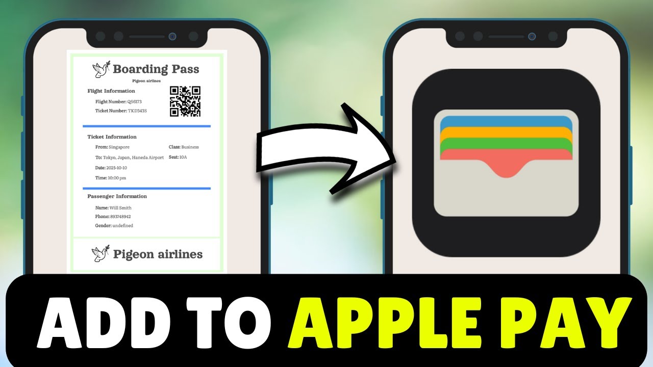 How To Add PDF Ticket To Apple Wallet From Email (2026) - Full Guide