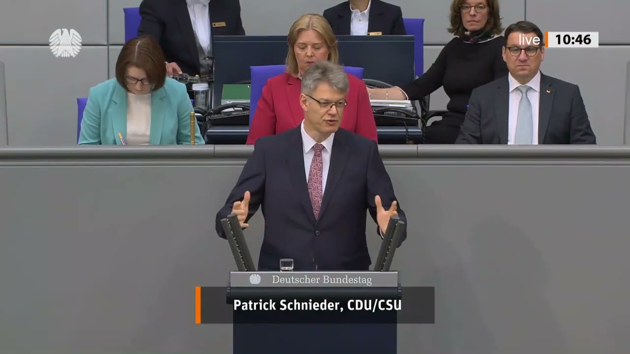 Rede von Patrick Schnieder MdB zur Einsetzung eines Untersuchungsausschusses 
