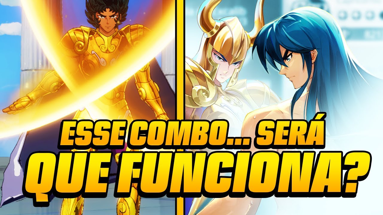 DESISTI DO MEME — UPEI O COMBO DE SHIRYU COM SHURA | Saint Seiya EX