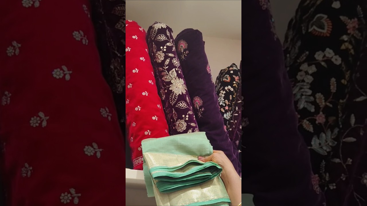 Beautiful Blouse Material at Narsingh Gachibowli #dassera #diwali #festival #festiveseason #shopping