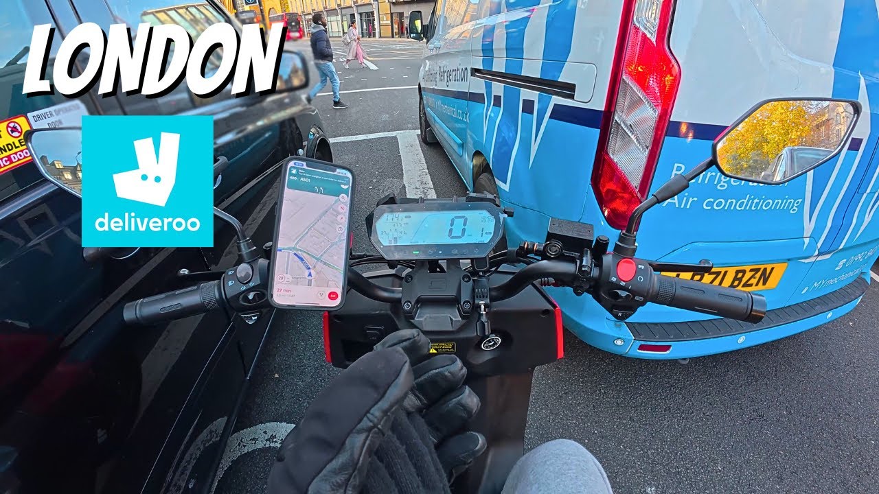 A Perfect Day Delivering in London! Deliveroo Rider POV