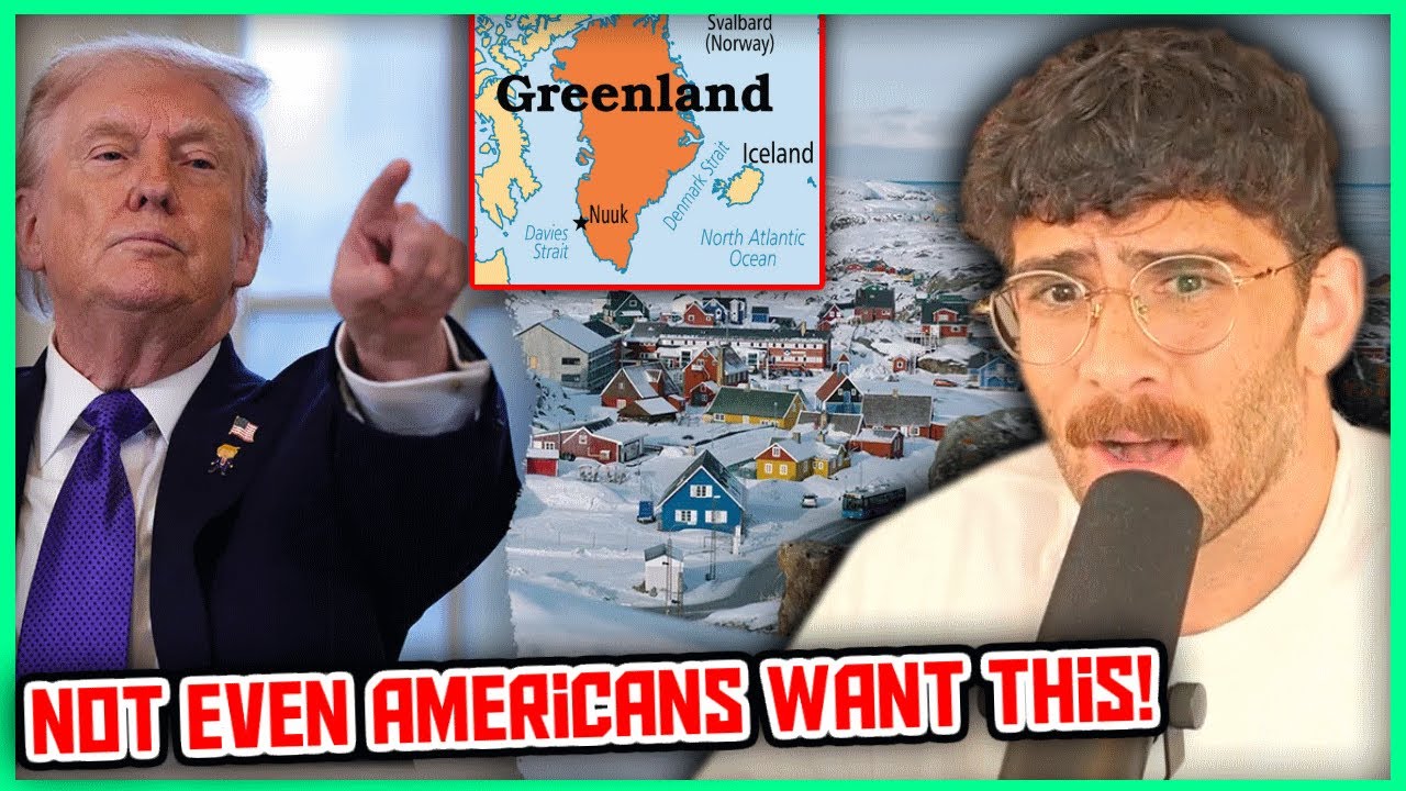 Backlash Hits Trump After Greenland Tariffs Threat | Hasanabi Reacts