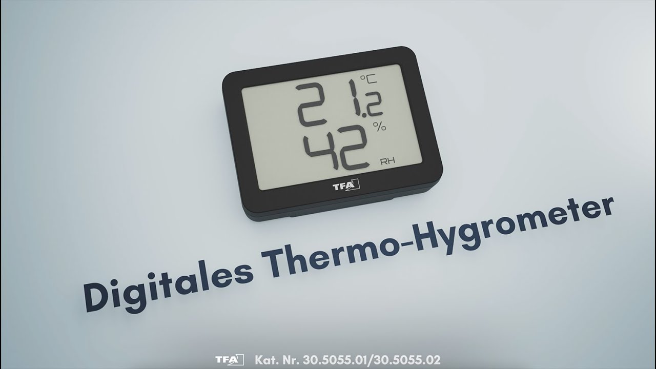 TFA Dostmann Digitales Thermo-Hygrometer 30.5055