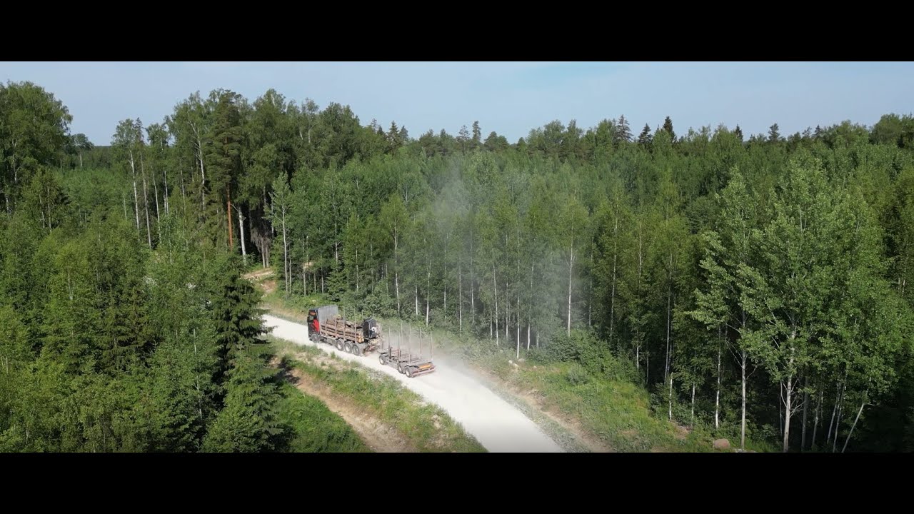 Timber for pellet factory. Pick up & unload.