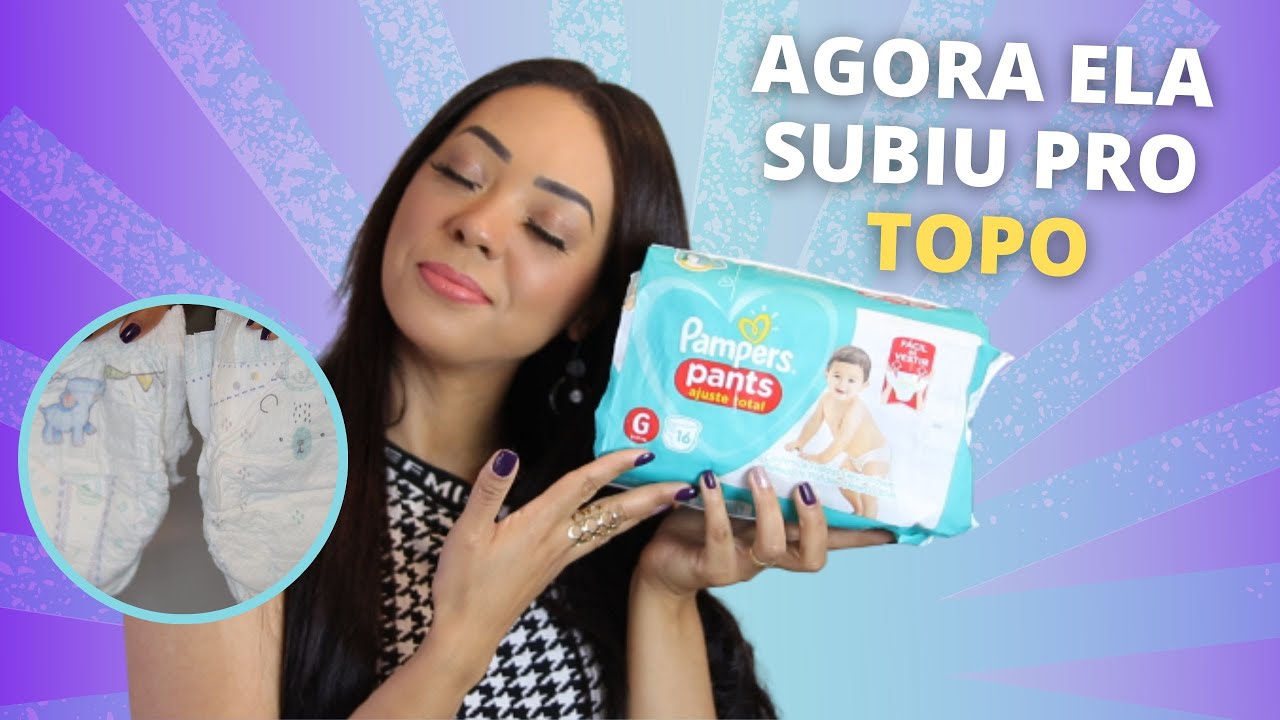 FRALDA PAMPERS MUDOU PARA MELHOR