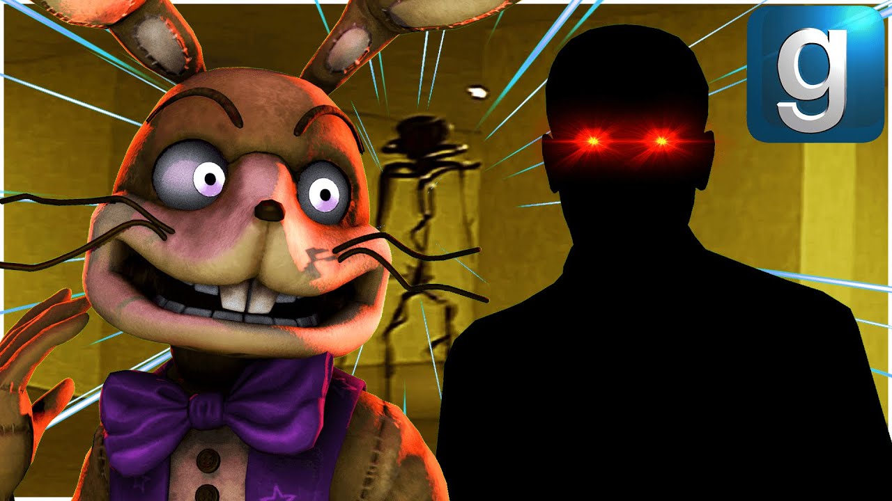 Gmod FNAF | Глитчтрапа преследуют в подсобках!