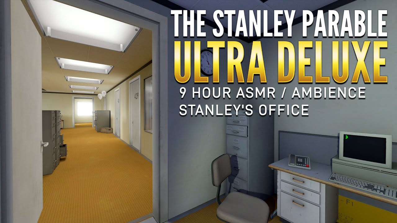 The Stanley Parable Ultra Deluxe │ Ambience, ASMR │ Stanley's Office, Clock Ticking, Music