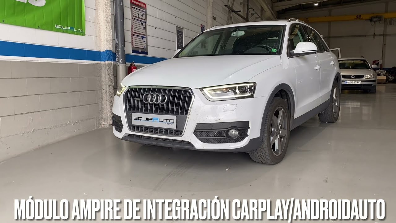 Audi Q3 - Interface Ampire en sistema audi original; CarPlay, Android auto, usb, cámara..