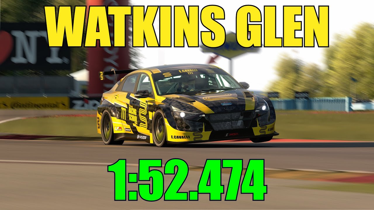 TRACK GUIDE: Watkins Glen - Elantra TCR (Assetto Corsa LFM)