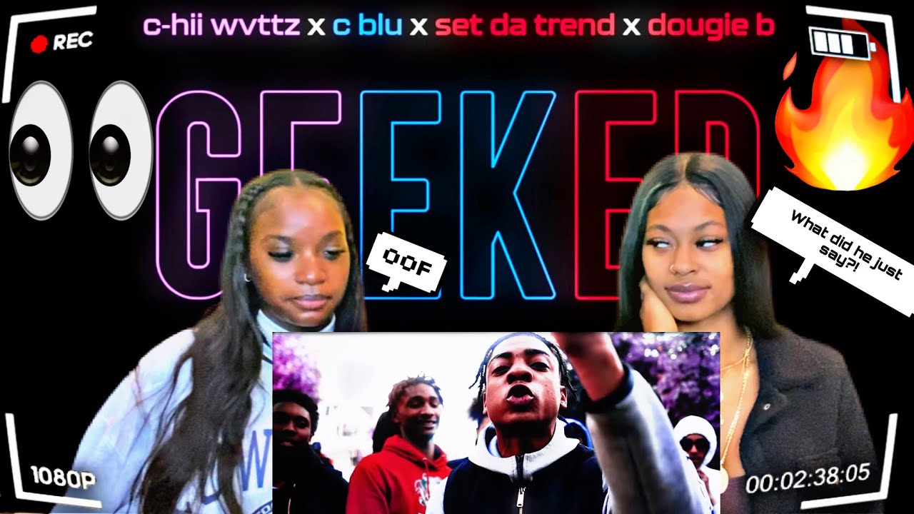 CHII WVTTZ X SET DA TREND X CBLU X DOUGIE B - GEEKED [Official Music Video] REACTION!!!