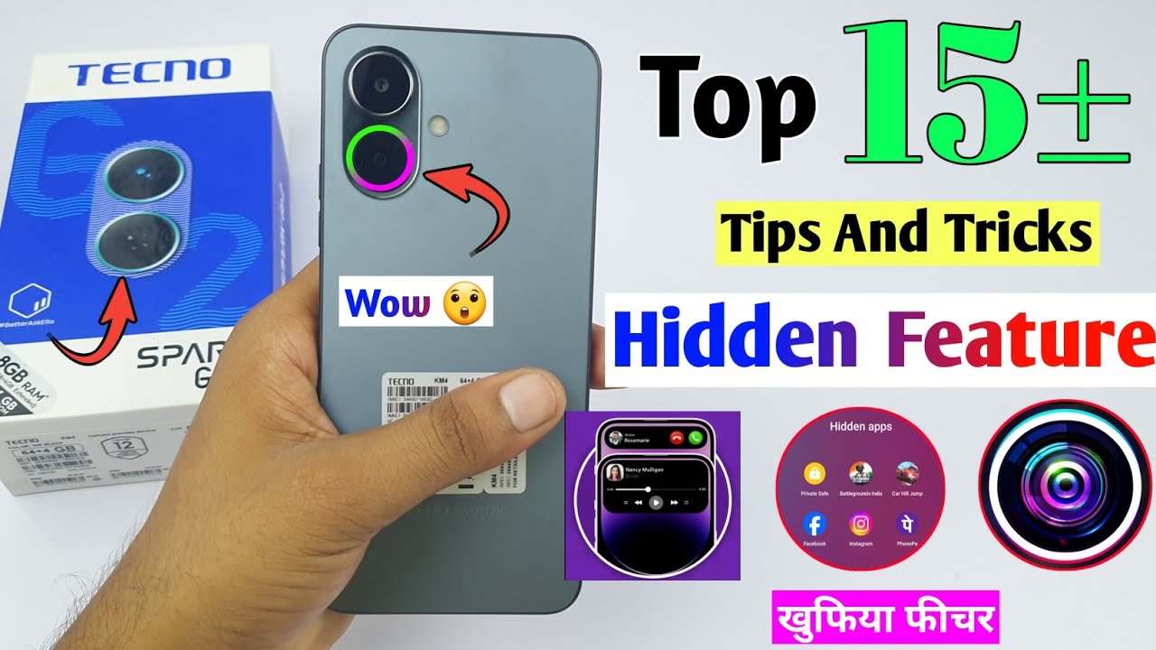 Tecno Spark go 2 tips and tricks | Tecno Spark go 2 Top 15++ hidden feature | amazing feature मस्त