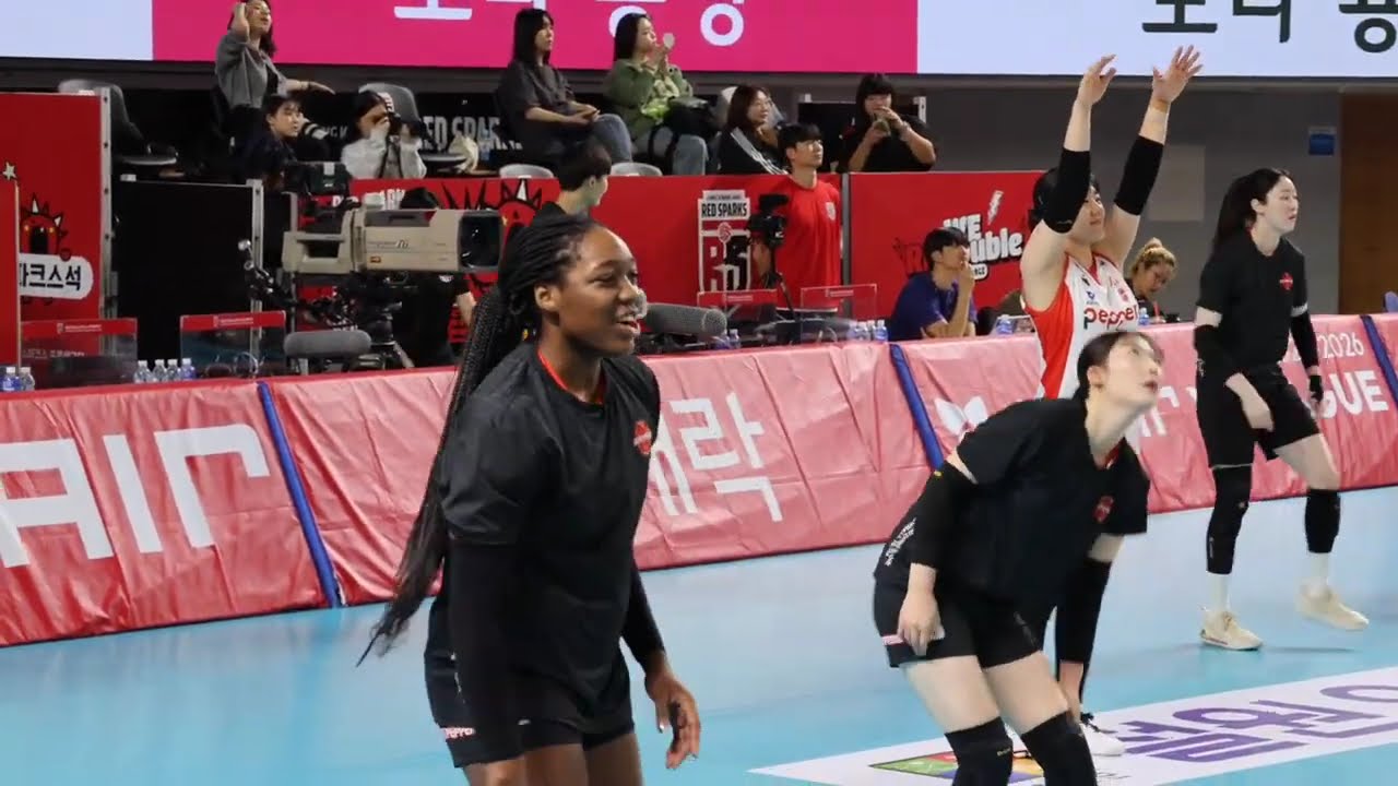 정관장  홈3연승 최서현 팡팡mvp ai페퍼스전 풍경 25,11,09