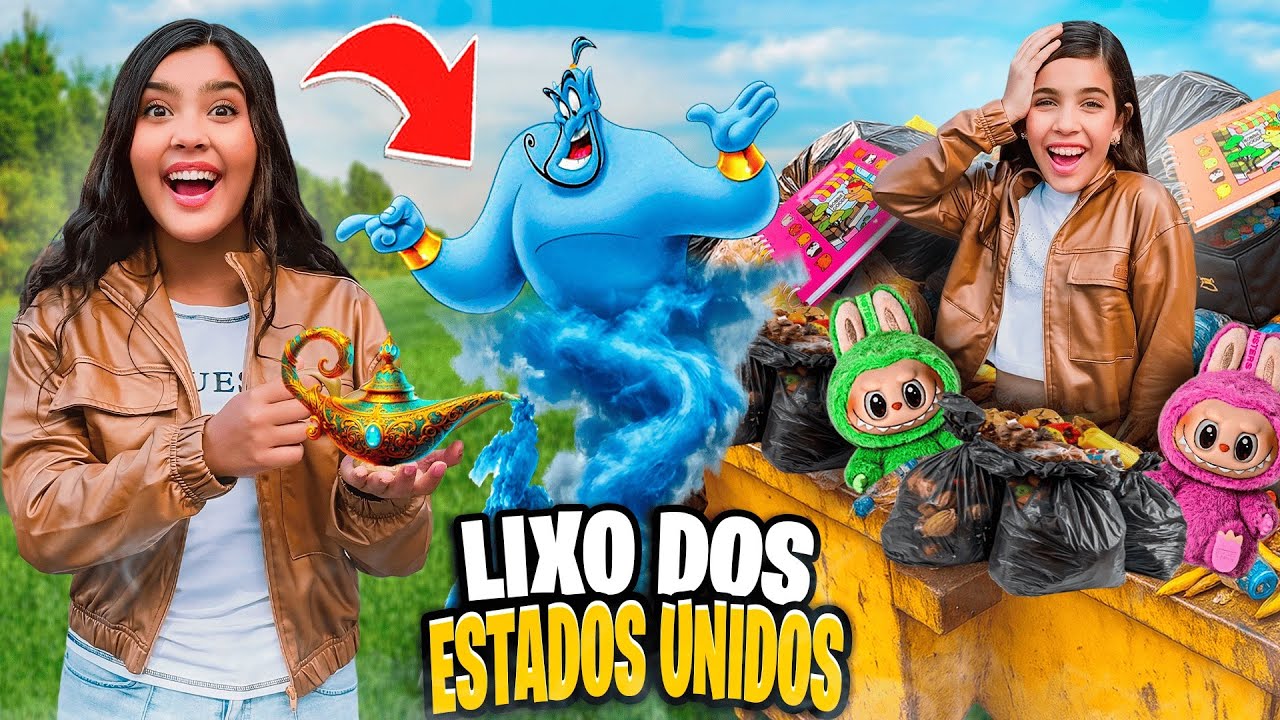 CATAMOS LIXO NOS ESTADOS UNIDOS E ELAS REALIZARAM 3 DESEJOS *Quem se deu melhor ?