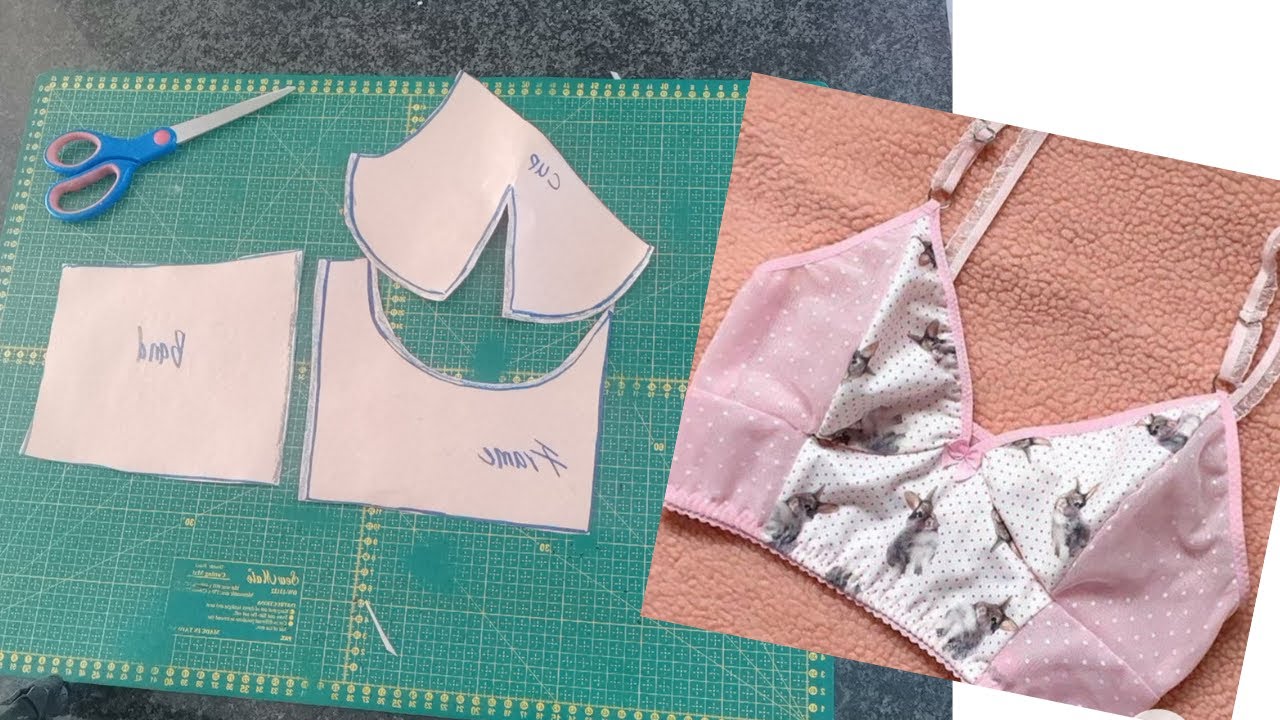 How to make a bra pattern /camisole.