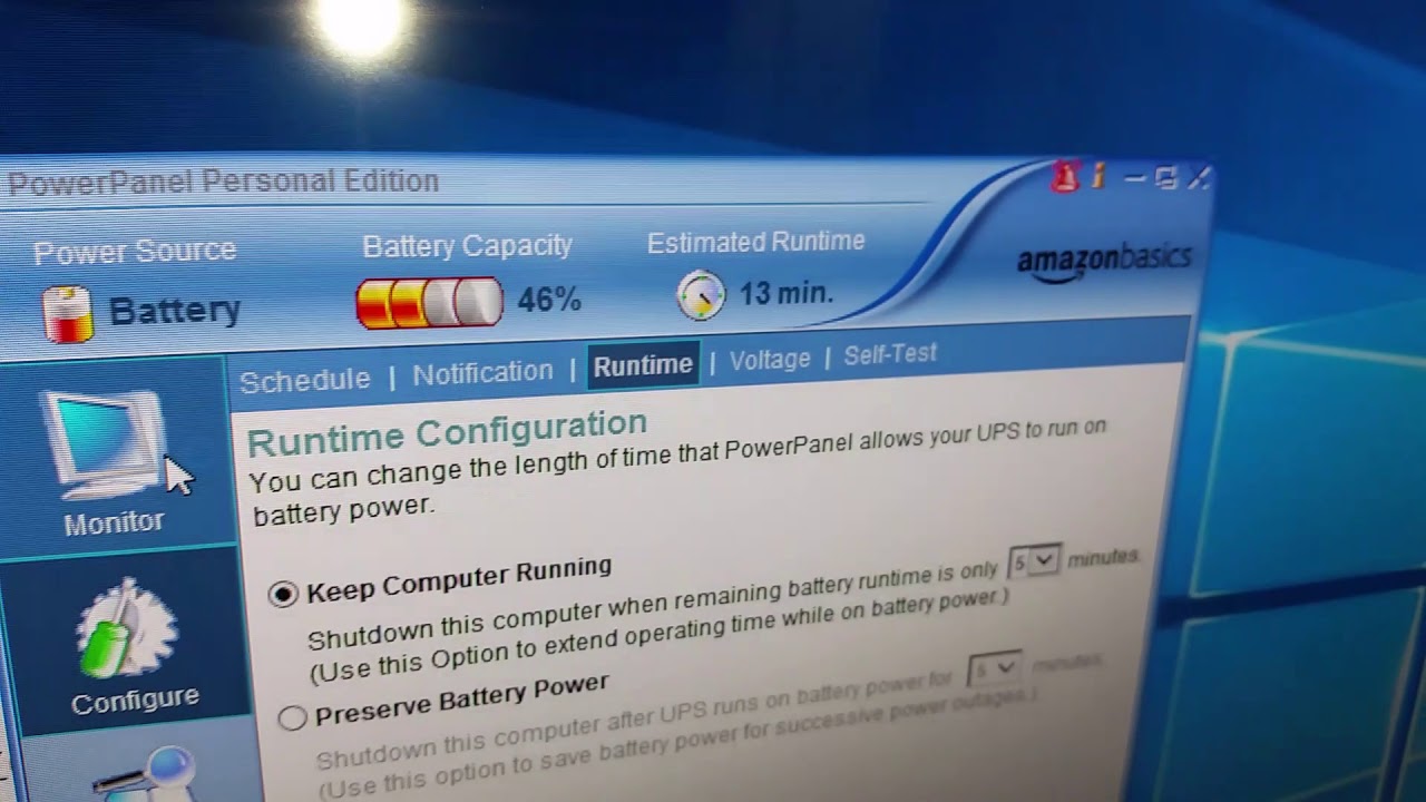 Testing AmazonBasics UPS Battery Back Up 800VA - 750W PSU Gaming PC Computer Runtime - GTX 1070