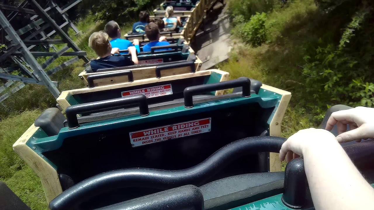Big Bad John Back Row POV Magic Springs' Arrow Mine Train (Non-Copyright)
