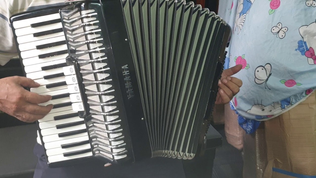 Test Đàn Accordion ( phong cầm) Yamaha 80 bass hàng like new