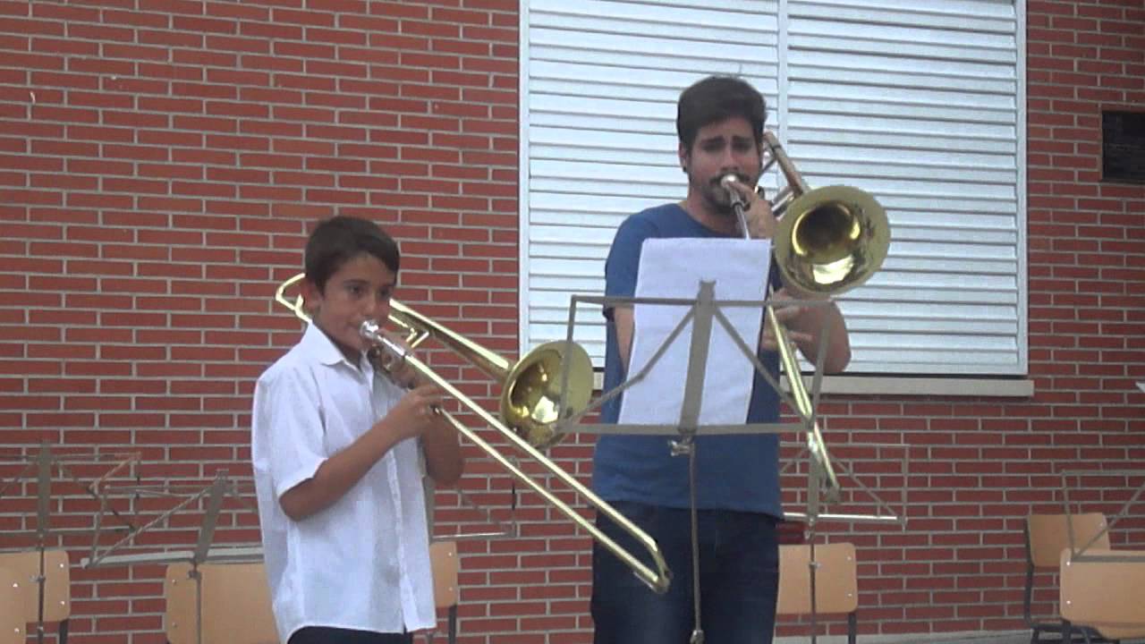 dúo sincopado de trombón