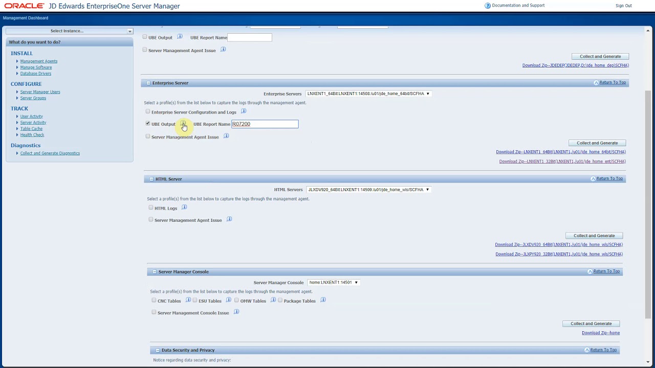 Simplified Diagnostics Collector