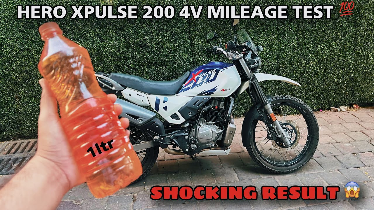 HERO XPULSE 200 4V MILEAGE TEST | SHOCKING RESULT 😱