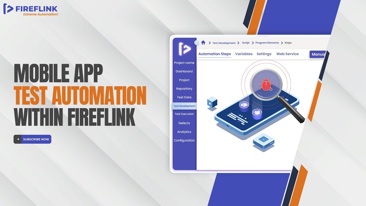 Mobile App Test Automation within FireFlink
