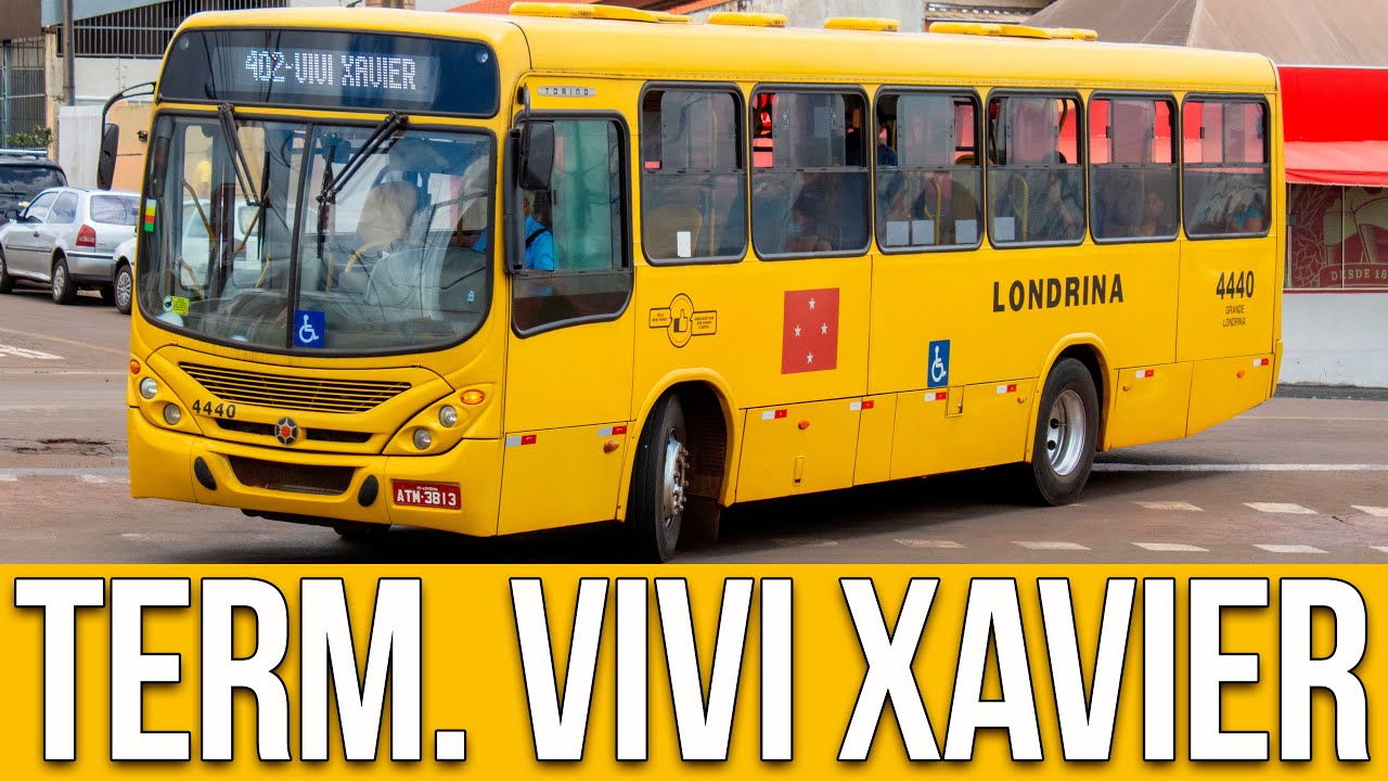 Terminal Vivi Xavier (Londrina/PR) - Movimentação de Ônibus #768