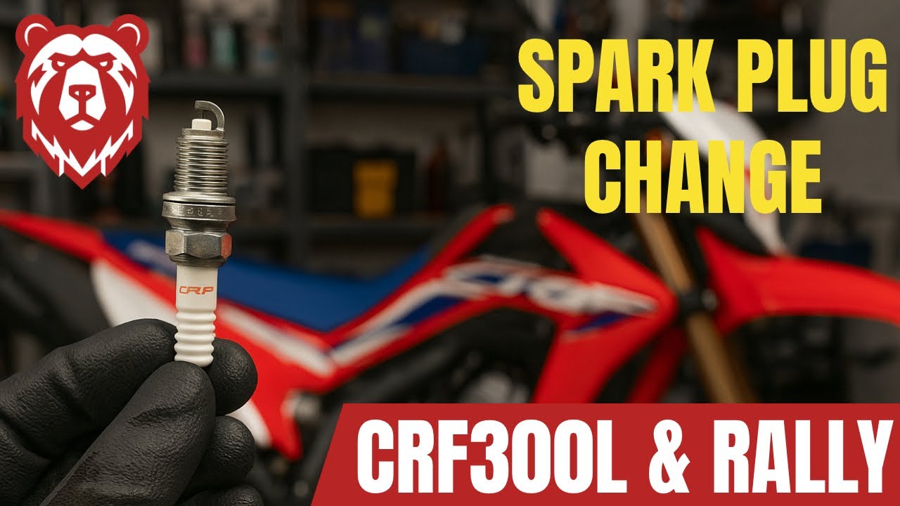 Spark Plug Change CRF300L (Via Fuel Tank)