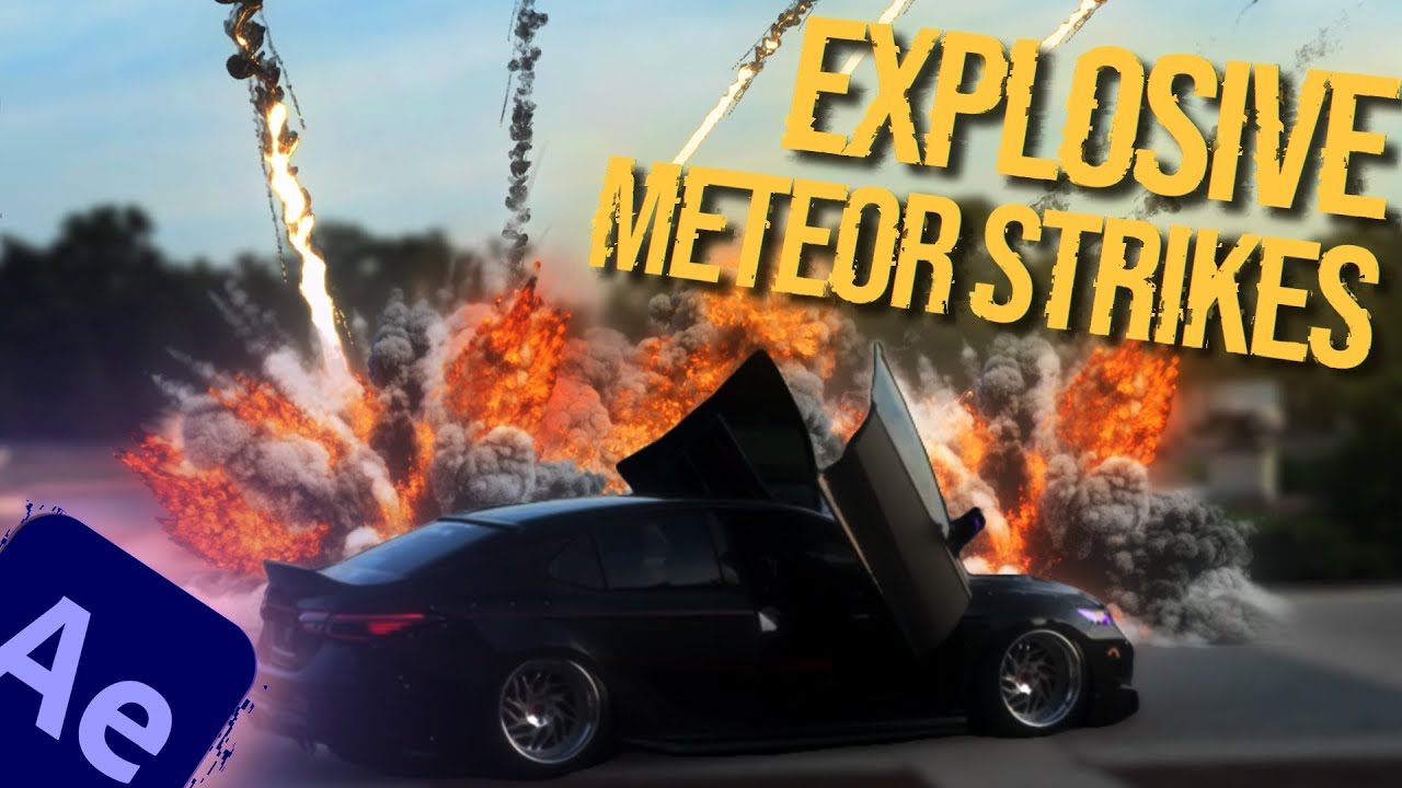 How to Create a Meteor Strike with Explosions in After Effects