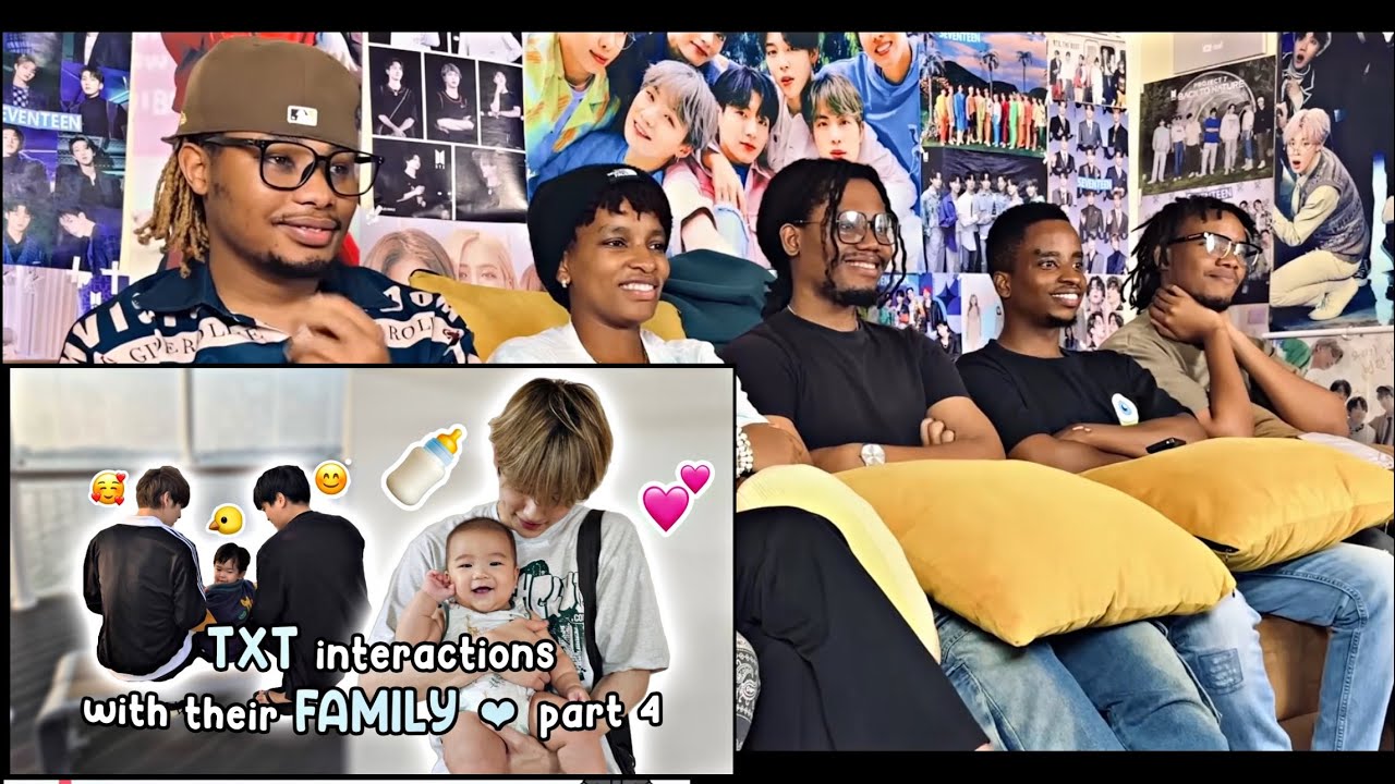 TXT interactions with their own families and each other's families Pt.4 (REACTION)