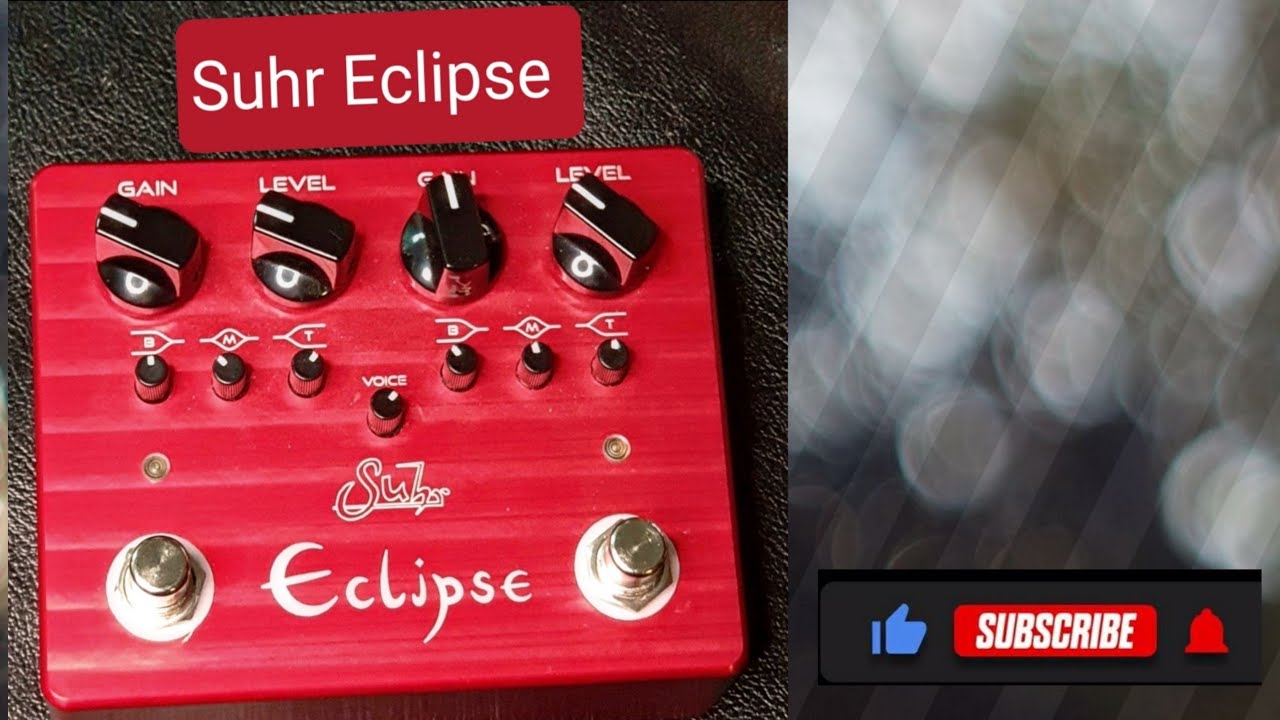 Suhr Eclipse Dual Channel Overdrive/Distortion pedal (Very dynamic drive) 💪💪💪