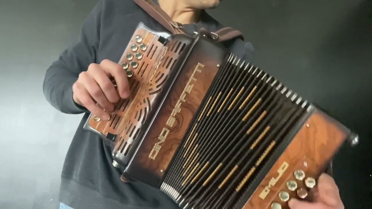 Dino Baffetti Diatonic Organetto A/D Midi and Mics #accordionshop #organetto #baffetti