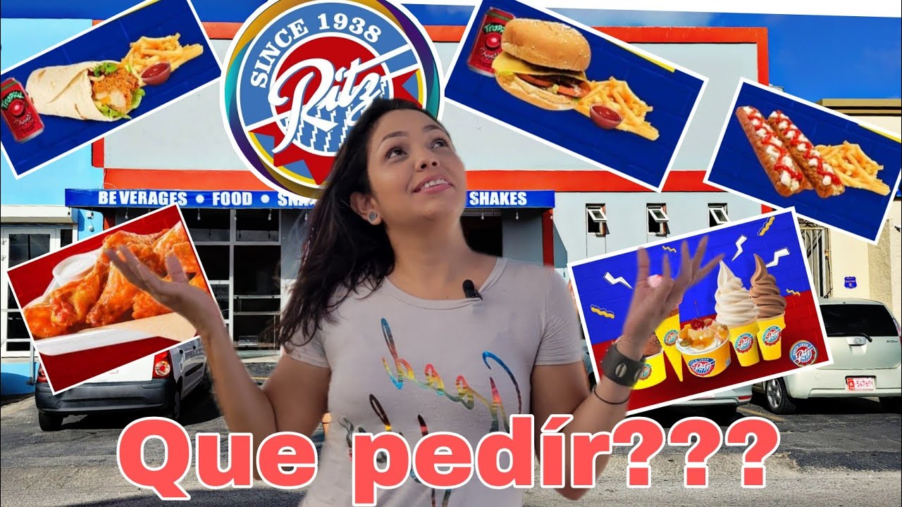 Comida callejera,🍟🍦franquicia de Aruba especializada en comida local e internacional, Ritz.