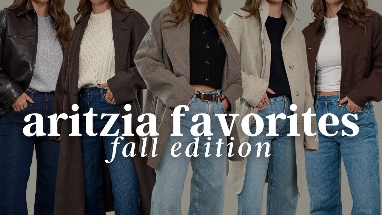 ОСЕННИЕ ФАВОРИТЫ ARITZIA | мои уютные базовые вещи и стильные вещи на этот сезон