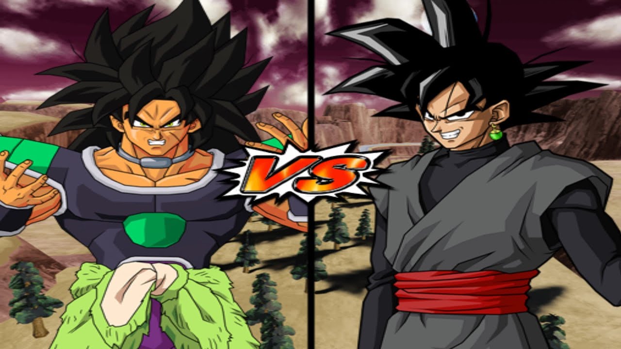 DBZ BT4 BETA 13 Broly (DBS) VS Goku Black