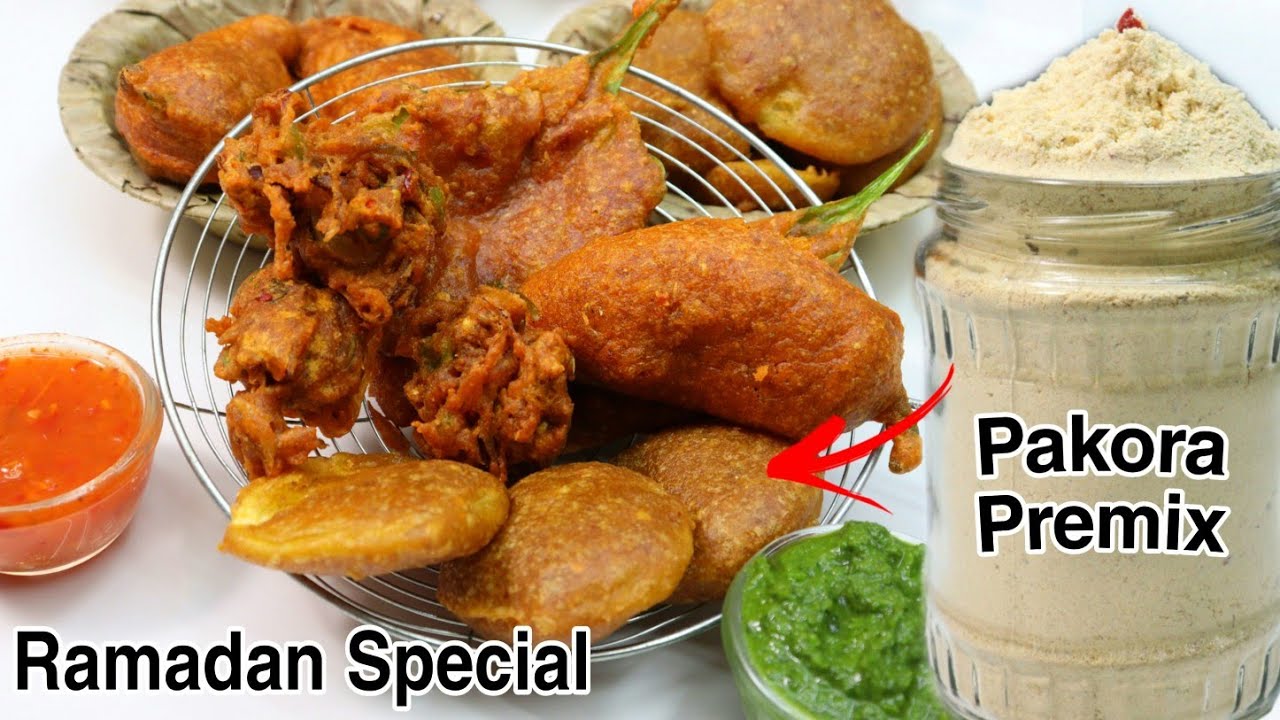 6 Bhajiya Recipes For Ramadan | 6 Pakora Recipes For Iftar | Pakoda Premix | Ramadan Recipes 2022