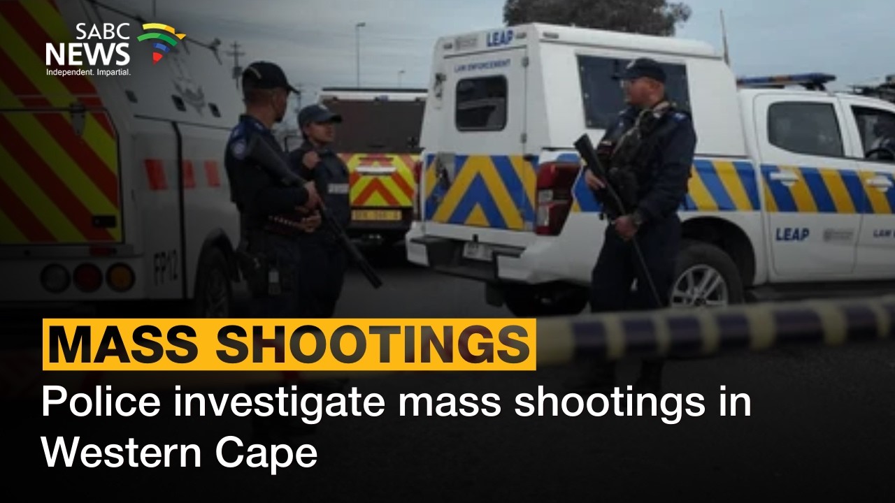 Police investigate mass shootings in Western Cape