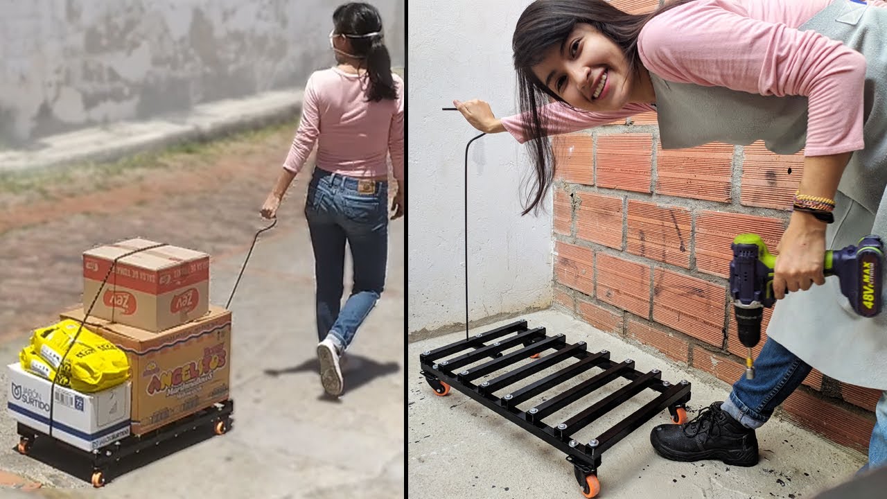 HAGO UNA BASE CARGUERA EN METAL SIN SOLDADURA Y SUPER FÁCIL /KellyBlogs