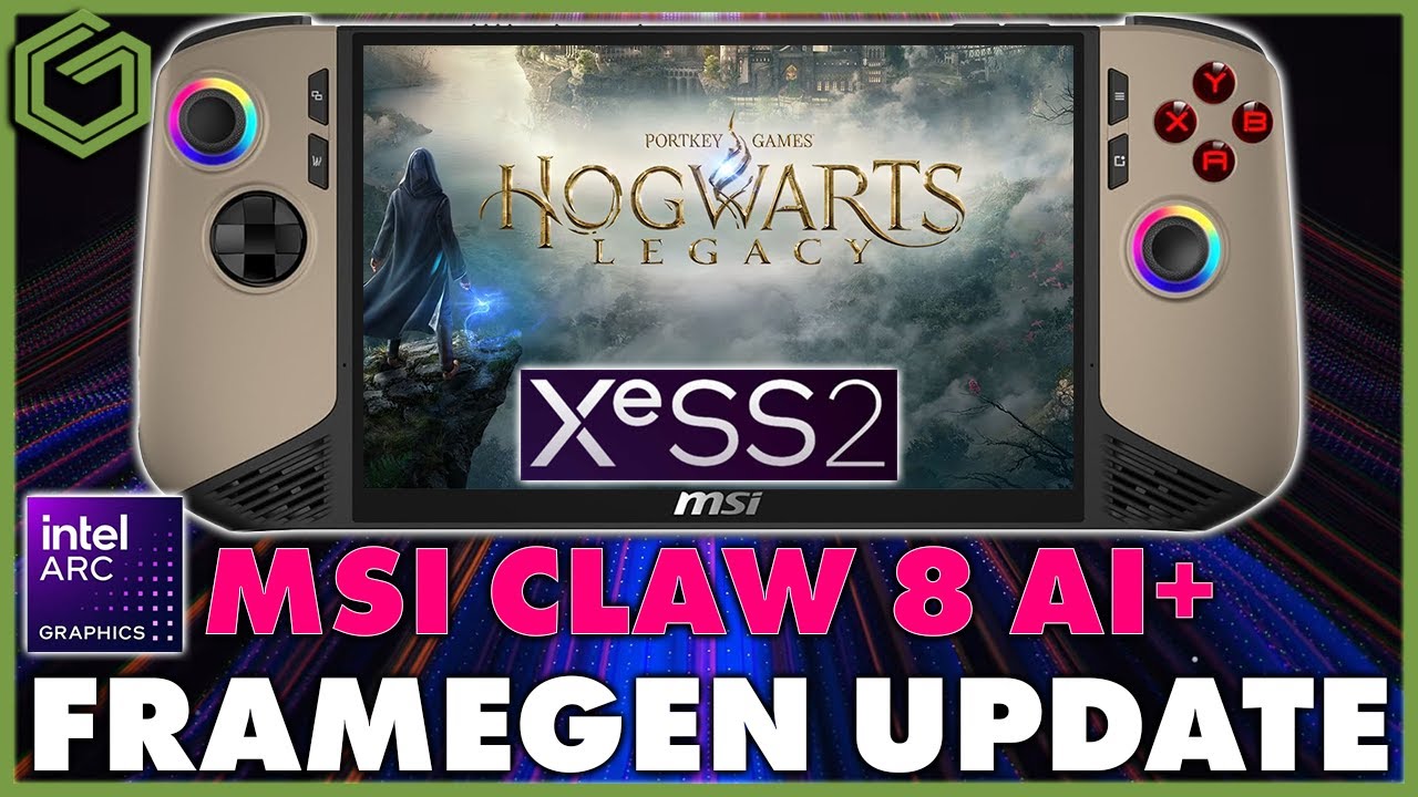 MSI Claw 8 AI+ | Hogwarts Legacy | XESS 2 Update Tested