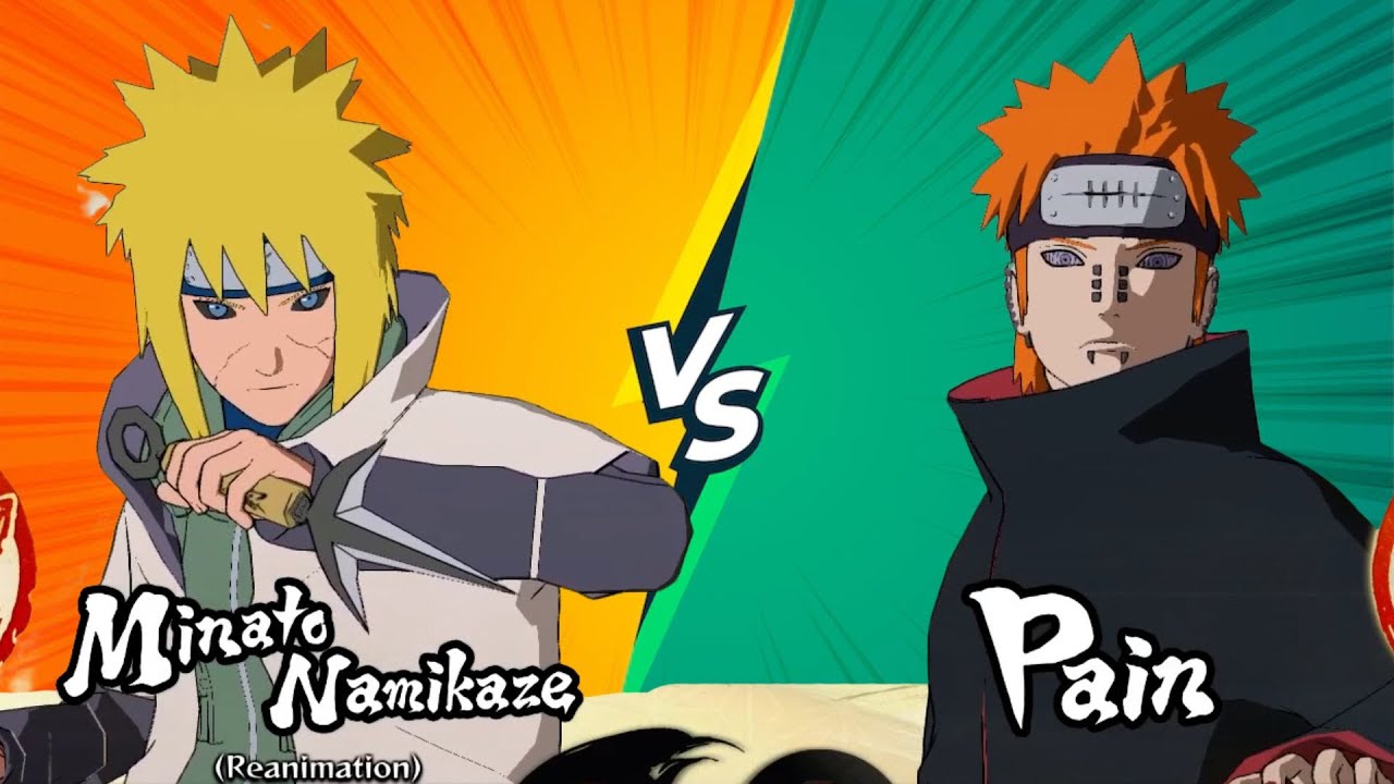 ᴴᴰ Minato Namikaze : 4th Hokage vs Pain Akatsuki (Com vs Com) Naruto Shippuden Ninja Storm 4 #nuns4